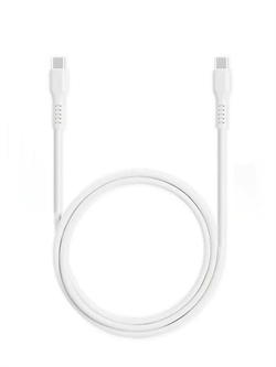 Кабель для зарядки и передачи данных TTEC USB-C - USB-C 60W PD / QC 1.2 м 2DK59B белый 8694470087764