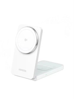 Беспроводное зарядное устройство Ugreen Magnetic Wireless Charger 20w 1м W706 45057 Белый 6941876240579