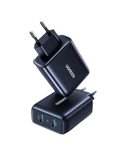 Сетевое зарядное устройство UGREEN CD161 (10216) USB-A QC 36W Fast Charger EU черный 6957303812165