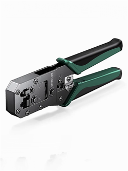 Обжимные клещи UGREEN NW136 (70683) Crimping Tool для Ethernet RJ45/UTP кабелей черно-зеленый 6957303876839