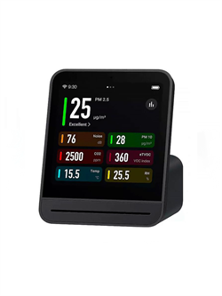 Умный анализатор качества воздуха Qingping Air Monitor CGS2 Global черный 6974046711913