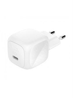 Сетевое зарядное устройство Belkin BoostCharge Compact USB-C Wall Charger 45W PD WCA013kqWH белый 745883908240