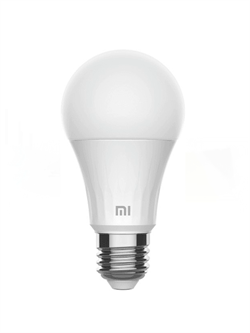 Умная светодиодная лампа Xiaomi Mi Smart LED Bulb Cool White E27 810lm 6500K XMBGDP03YLK (GPX4028TW) белый 6934177716560