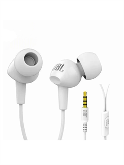 Проводные наушники с микрофоном JBL C100SI JBLC100SIUWHITE jack 3.5 mm белый 6925281915437