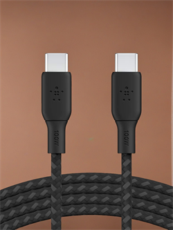 Кабель для зарядки Belkin BoostCharge 100W PD USB-C - USB-C 2.0 Cable CAB014BT3MBK 3 метра, черный 745883842117