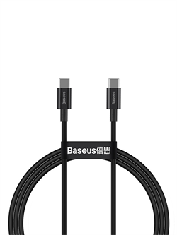 Кабель Baseus Superior Series Fast Charging Data Cable Type-C - Type-C 100W 1м CATYS-B01 черный 6953156208438