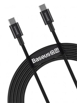 Кабель Baseus Superior Series Fast Charging Data Cable Type-C - Type-C 100W 2м CATYS-C01 черный 6953156208445