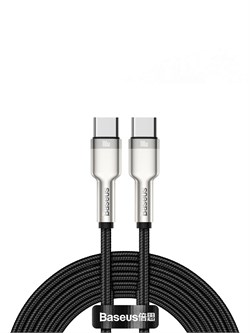 Кабель Baseus Rapid Charge Type-C - Type-C 100W 2м CATJK-D01 Черный 6953156202368