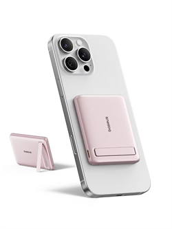 Внешний аккумулятор Baseus MagSafe PicoGo AM31 Qi2 Ultra-Mini Magnetic Power Bank 5000mAh 20W PPKPC-0520S (P1007680B453-00) розовый 6932172690496