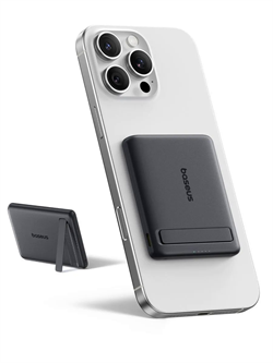 Внешний аккумулятор Baseus MagSafe PicoGo AM31 Qi2 Ultra-Mini Magnetic Power Bank 5000mAh 20W PPKPC-0520S (P10081907123-00) черный 6932172690519