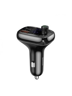 Автомобильное зарядное устройство трансмиттер Baseus T Shaped S-13 CCMT000101 Черный 6932172626983