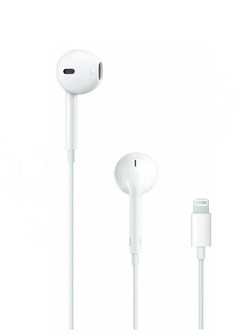 Наушники проводные Apple EarPods A1748 Lightning MWTY3ZM/A белый 195949506123