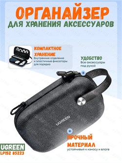 Органайзер для аксессуаров UGREEN LP152 (85223) Серый 6941876282234