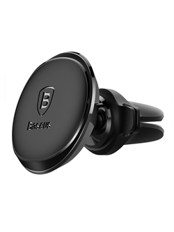 Автомобильный магнитный держатель Baseus Magnetic Car Mount Phone Holder with Cable Clip Air Vent Version SUGX-A0V (C40141201113-00) Cluster Black черный 6932172648763