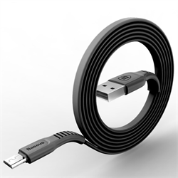 Кабель Baseus Tough Series USB - Micro USB 2A 1м черный (CAMZY-B01) - фото 8493