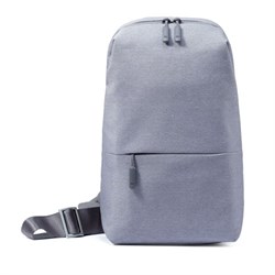 Рюкзак нагрудный Xiaomi Mi City Sling Bag Multi-functional Urban Leisure (ZJB4032CN), светло-серый - фото 9339