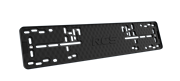 Пластиковая рамка номерного знака RCS-Light черная 1шт
