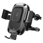 Автомобильный держатель для телефона в дефлектор с беспроводной быстрой зарядкой Baseus Smart Vehicle Bracket (WXZN-01)
