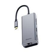 USB-концентратор Baseus Square Desk RJ45 (CATXF-0G) серый