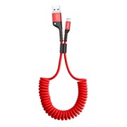 Кабель Baseus Fish Eye Spring USB - USB Type-C 1м красный (CATSR-09)