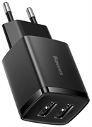 Сетевое зарядное устройство Baseus Compact Charger 10,5W 2U (CCCP10UE) черное
