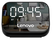 Беспроводная Bluetooth портативная колонка с часами Lenovo TS13, черный