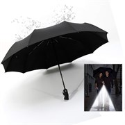 Зонт 90 Points NINETYGO Automatic Reverse Lighting Umbrella с фонариком (90COTNT2008U-BKOO-OS) черный