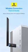 Wi-Fi адаптер Baseus FastJoy Series 300MBPS HIGH SPEED, BS-OH172 (B01317600111-01) черный
