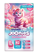 Подгузники-трусики JOONIES Marshmallow, размер L (9-14 кг), 42 шт.