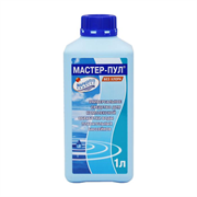Мастер-пул, 1л бутылка, жидкое бесхлорное средство 4 в 1 для обеззараживания и очистки воды, Маркопул Кемиклс (М20)