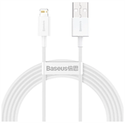 Кабель Baseus Superior Series Fast Charging Data Cable USB - Lightning 2.4A 2m CALYS-C02 белый 6953156205468