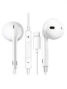 Наушники проводные Apple EarPods Type-c белый 6959407762841