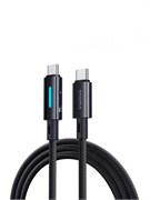 Кабель Baseus Lit Fast Charging Cable Type-C - Type-C 100W 2m P10379000121-01 CB000148 черный 6932172684570