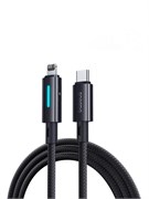 Кабель Baseus Lit Fast Charging Cable Type-C - Lighting 20W 1m P10379001121-00 CB000146 черный 6932172684563