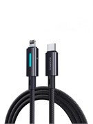Кабель Baseus Lit Fast Charging Cable Type-C - Lighting 20W 2m P10379001121-01 CB000146 черный 6932172684549