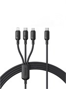 Кабель Baseus Fast Charging Cable 3 в 1 P10377706123-00 CB000166 черный 6932172685119