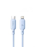 Кабель Baseus Silky Type-C - Lighting 20W 1м P10377700313-00 CB000116 Голубой 6932172668891