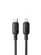 Кабель Baseus Silky Type-C - Lighting 20W 2м P10377700113-01 CB000116 черный 6932172668778