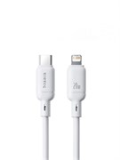 Кабель Baseus Silky Type-C - Lighting 20W 2м P10377700213-01 CB000116 Белый 6932172668921