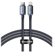 Кабель Baseus Crystal Shine Series Fast Charging Type-C - Lightning 20W 2 м CAJY000301 черный 6932172602772