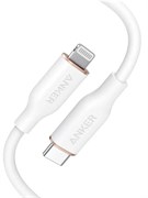 Кабель Anker Powerline Flow A8662 Type-C - Lightning 0.9м белый 6940268885084
