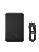 Внешний аккумулятор с беспроводной зарядкой Baseus Magnetic Mini Air Wireless Fast Charge PPCXM10A P10059001113-00 10000mAh 20W черный 6932172636166