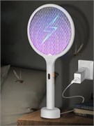 Электрическая мухобойка с подсветкой Qualitell Electric Mosquito Swatter E3 ZSM240915 белый 6972040152633