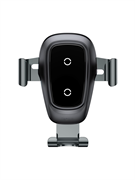 Держатель с беспроводной зарядкой Baseus Metal Wireless Charger Gravity Car Mount (WXYL-B0A) 6953156276871