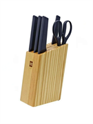 Набор кухонных стальных ножей с подставкой HuoHou 6-Piece Kitchen Knife Set Lite HU0058 6970960060588