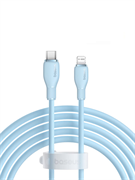 Кабель Baseus Pudding Series Fast Charging  Type-C - Lightning 20W 2м P10355701311-01 голубой 6932172634278