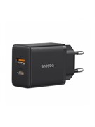 Сетевое зарядное устройство Baseus PD 20W Fast charging  U+C CCXFK30UE P10111404113-00 Черный 6932172651183