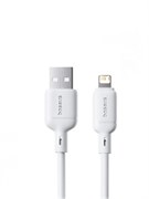 Кабель Baseus Silky USB - Lightning 2.4A 2м P10377702213-01 CB000115 Белый 6932172668785