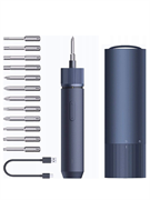 Аккумуляторная отвертка HOTO 3.6В с 12 битами (QWLSD001), синий 6974370800246