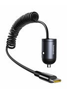 Автомобильное зарядное устройство Baseus Tiny Star Mini Car Charge Type-C Port Type-C Cable 30W VCHXX-C-C C00035001121-00 черный 6932172677213
